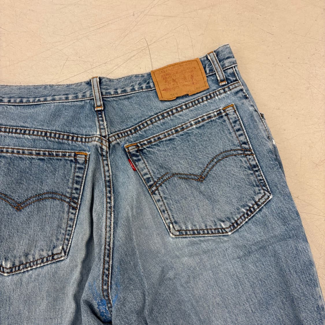 리바이스 508 워싱 데미지 데님 팬츠 상품이미지2