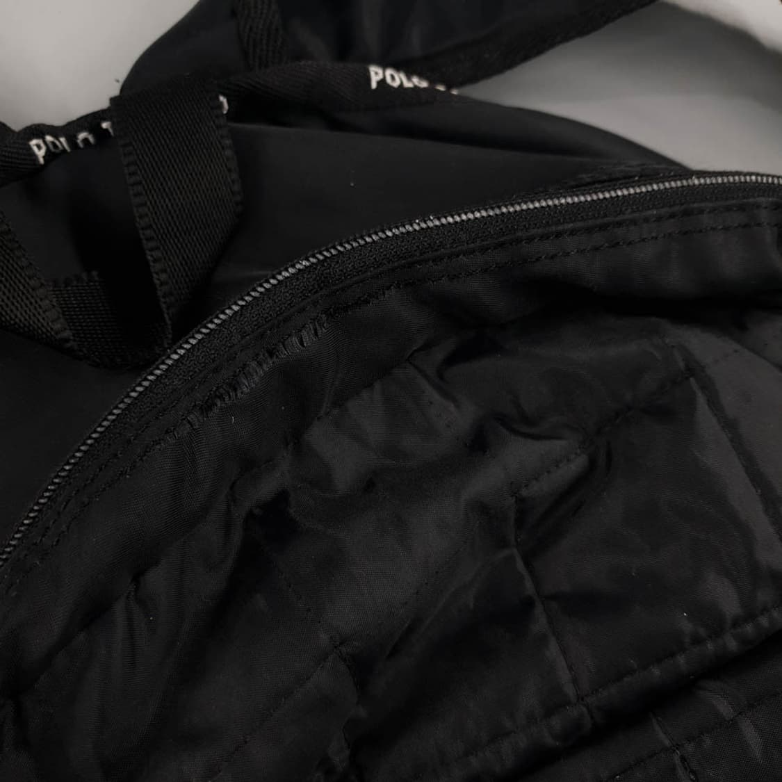 폴로랄프로렌 폴로진스 블랙 윈도우 퀼팅 백팩 가방 상품이미지6