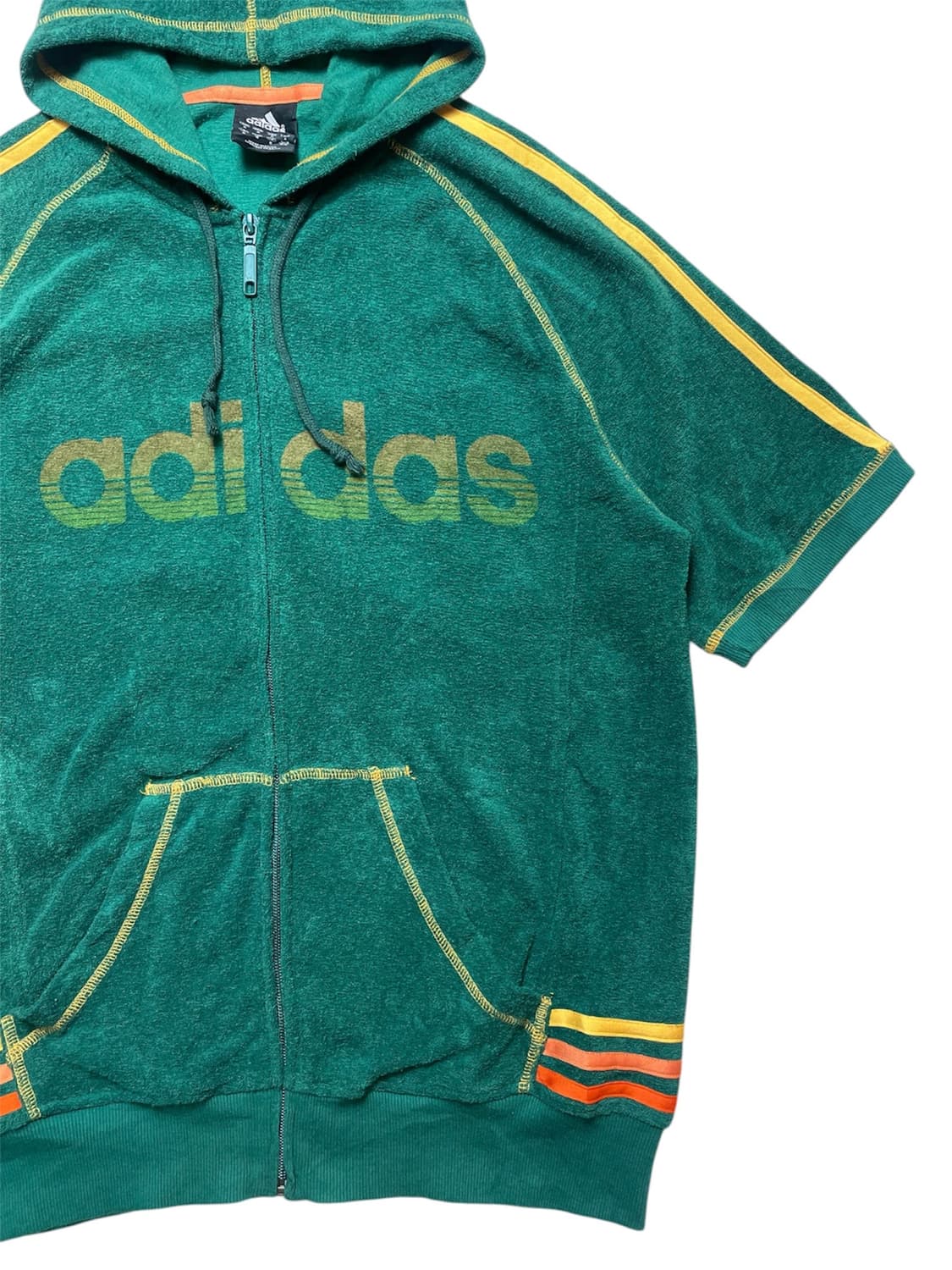 00’s 아디다스 반팔 후드집업  상품이미지3