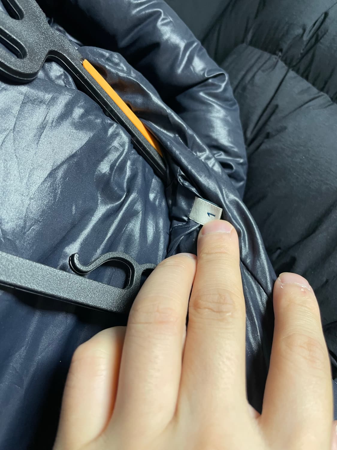 [1사이즈] 몽클레어 에크린스 쇼트 다운 패딩 자켓 네이비 상품이미지9