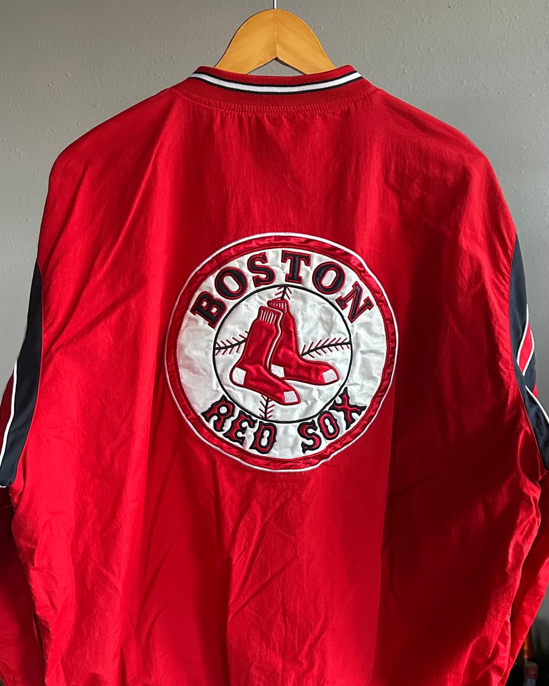 [XL]G-lll MLB 보스턴 레드삭스 웜업 바람막이 상품이미지4