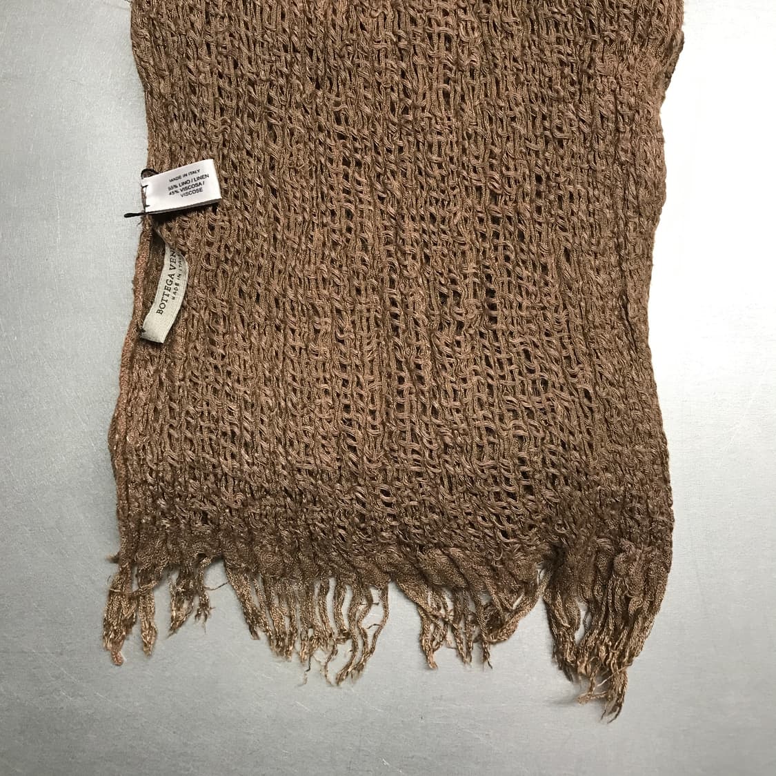 보테가베네타 린넨 혼방 머플러 상품이미지3