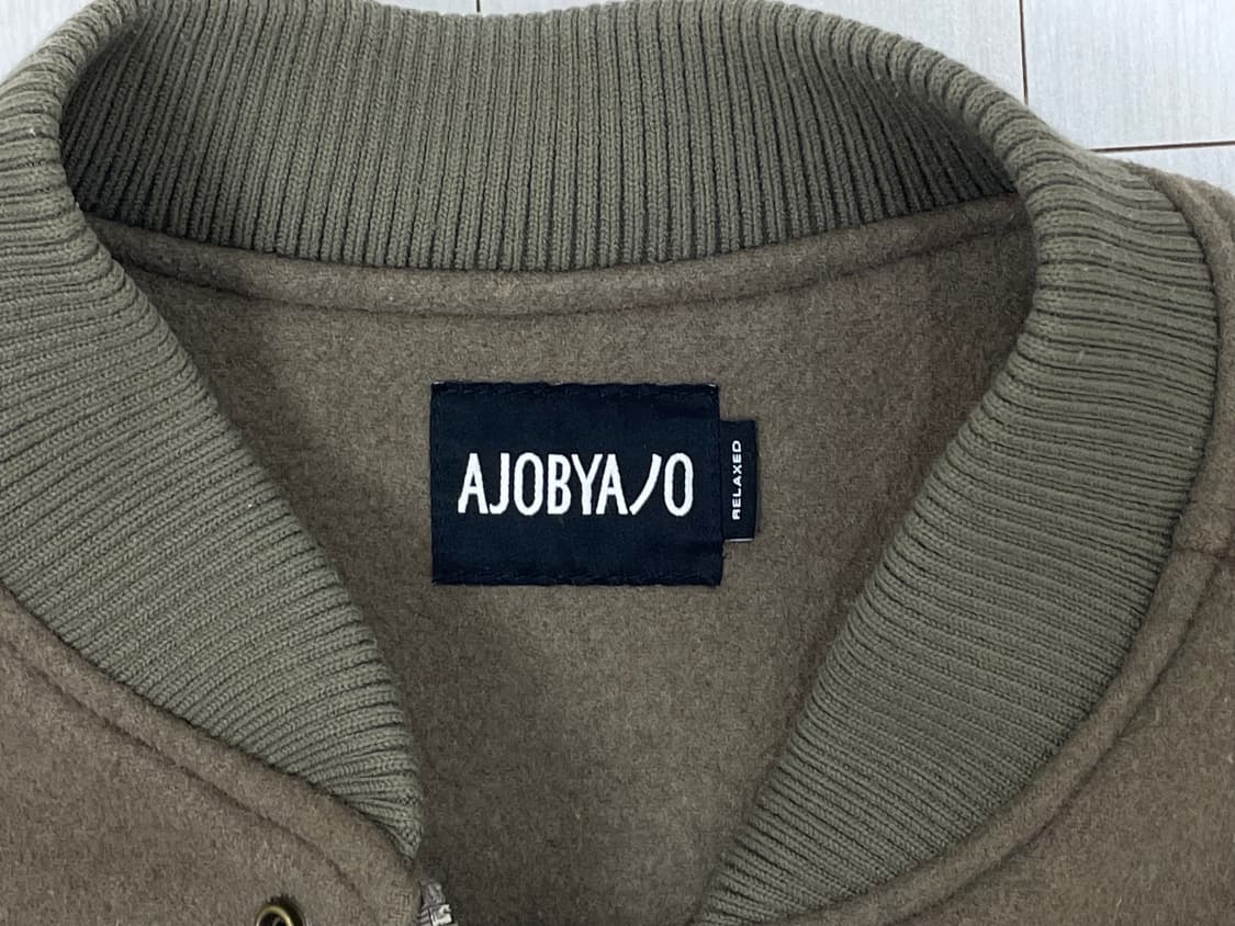 {단종제품} 아조바이아조 오버사이즈 바시티 스타디움 자켓 상품이미지5