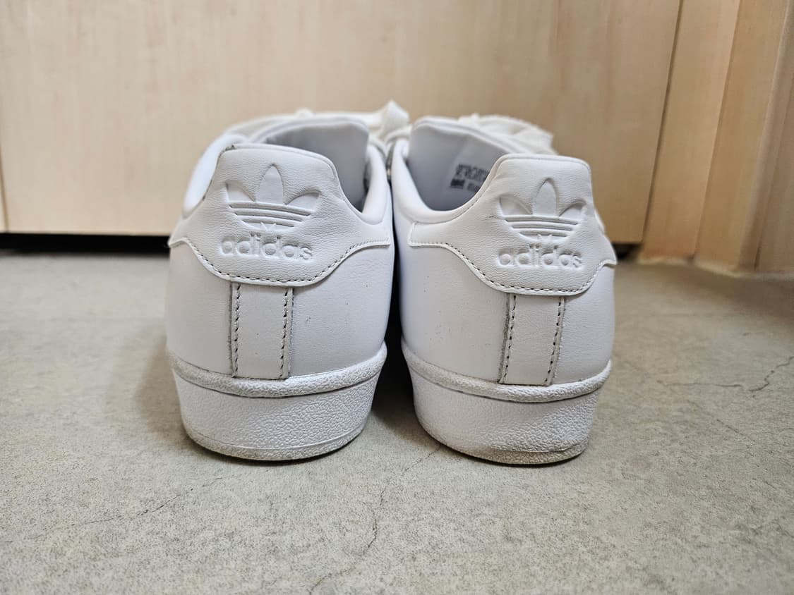 아디다스 슈퍼스타 흰색 230mm 상품이미지3