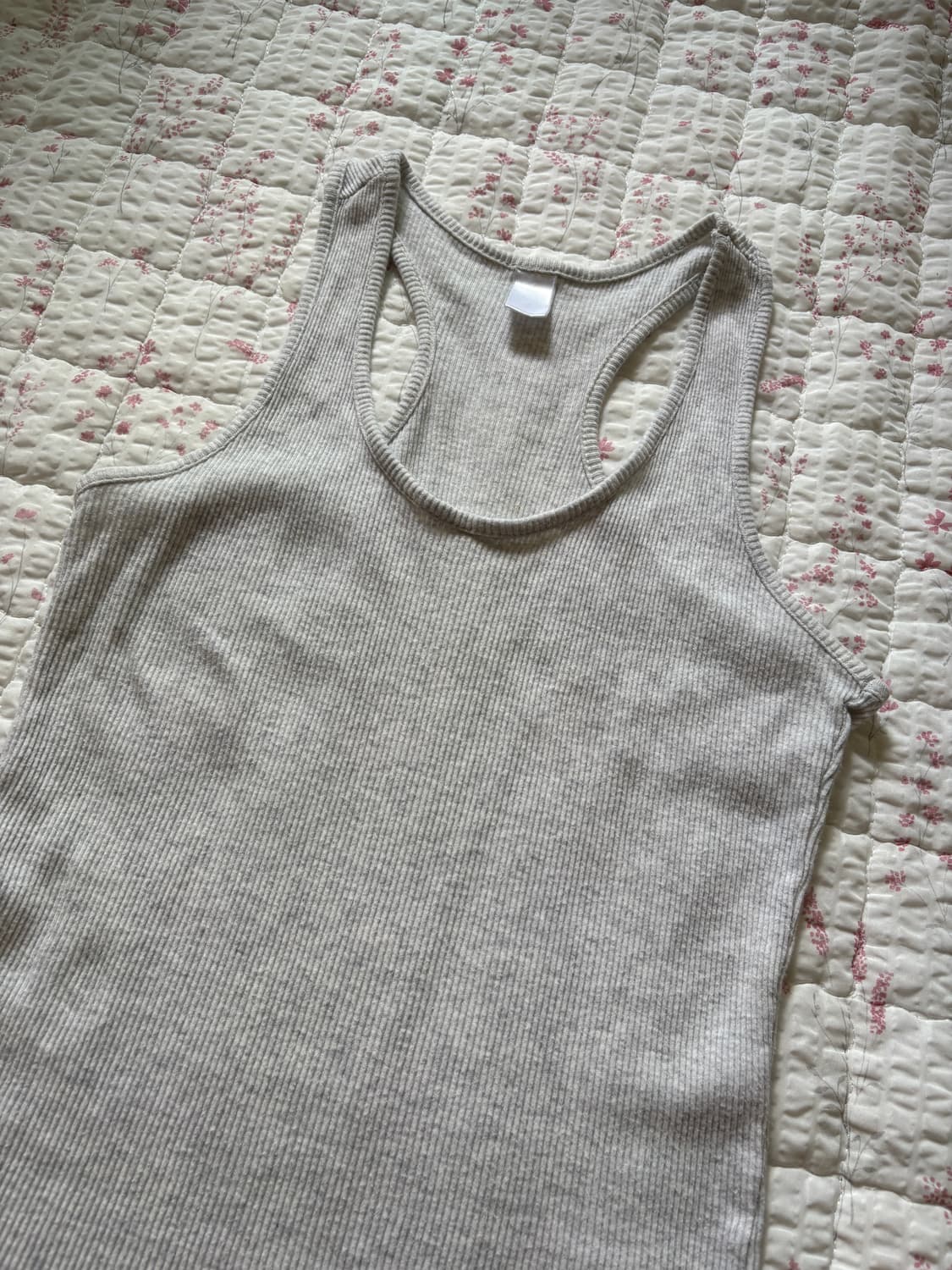 White gray sleeveless 상품이미지5