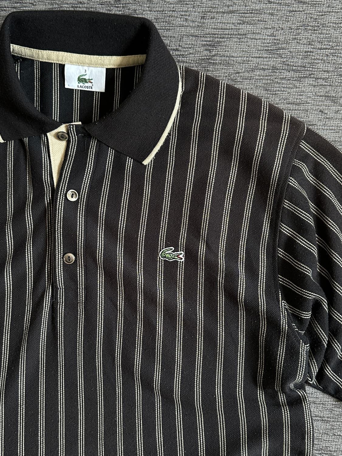 Lacoste 스트라이프 피케 카라티 상품이미지3