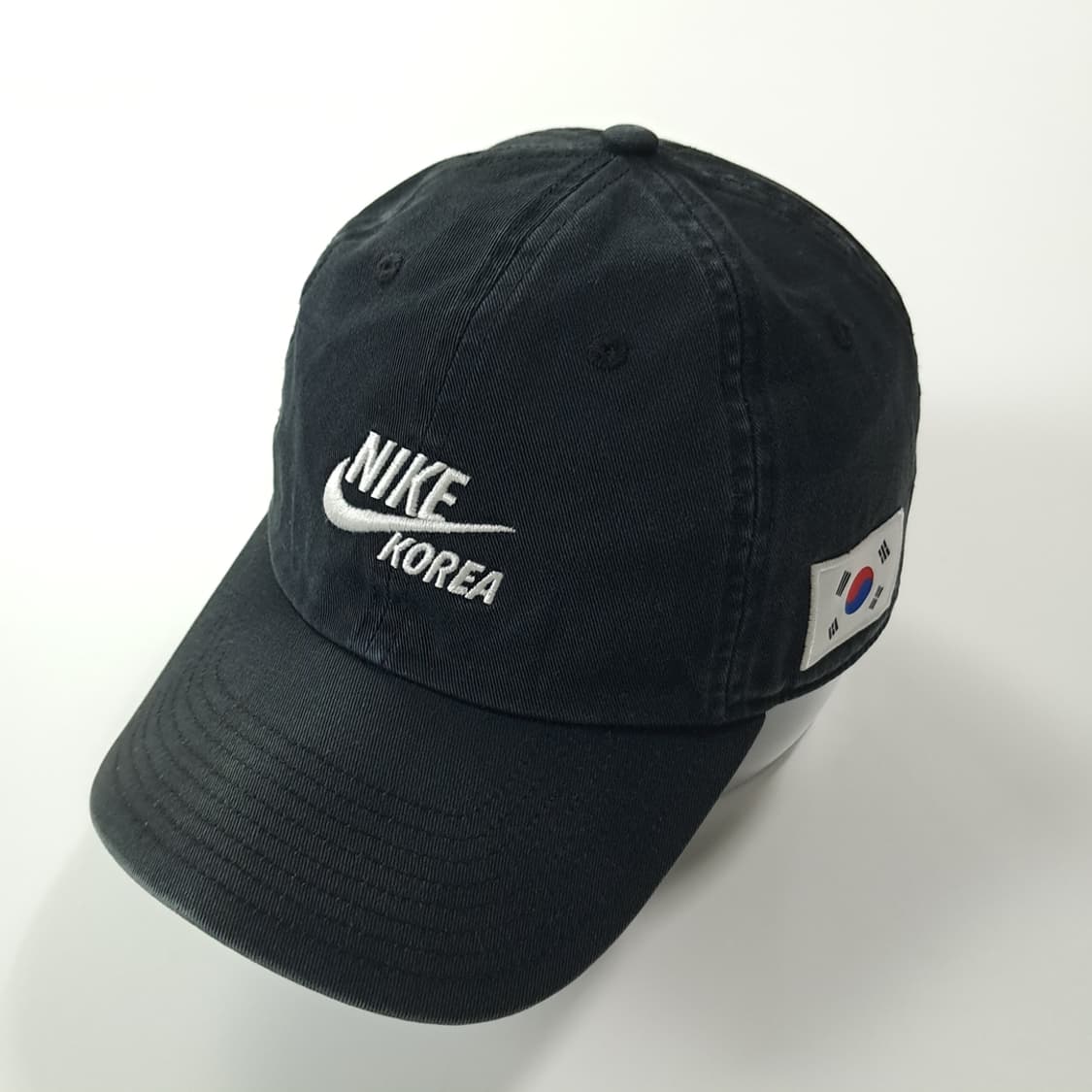 CK601 나이키 태극기 자수 워싱블랙 볼캡 모자 상품이미지2