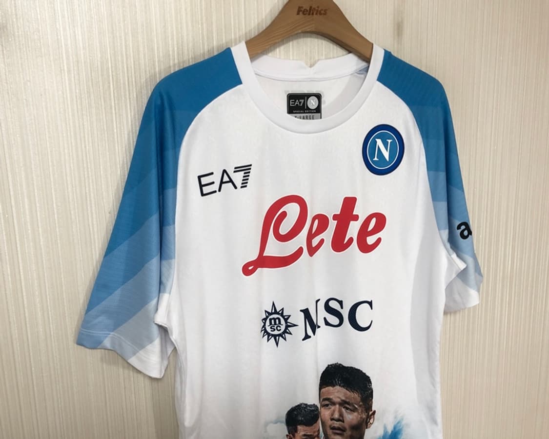 EA7 나폴리 22-23 우승기념 페이스게임유니폼 XL #3 김민재 상품이미지5