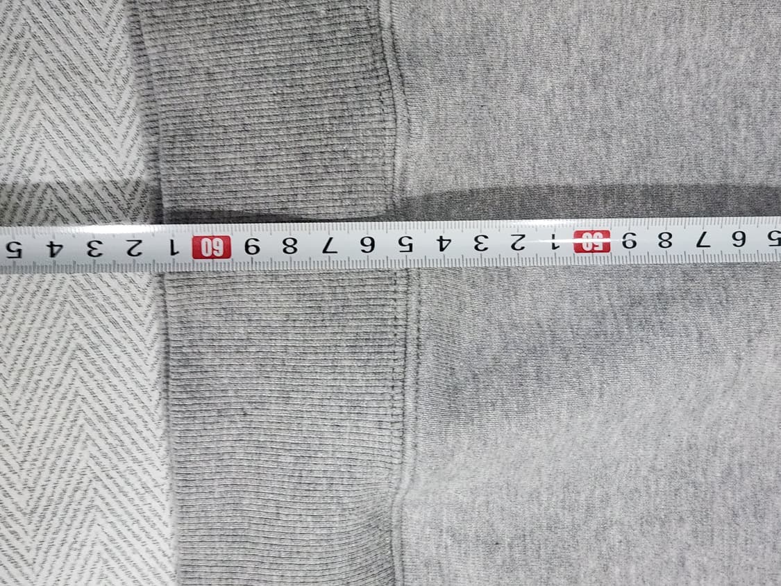 [M] 플루크 슬램로고 어센틱 회색 후드티 남녀공용 M사이즈 상품이미지9