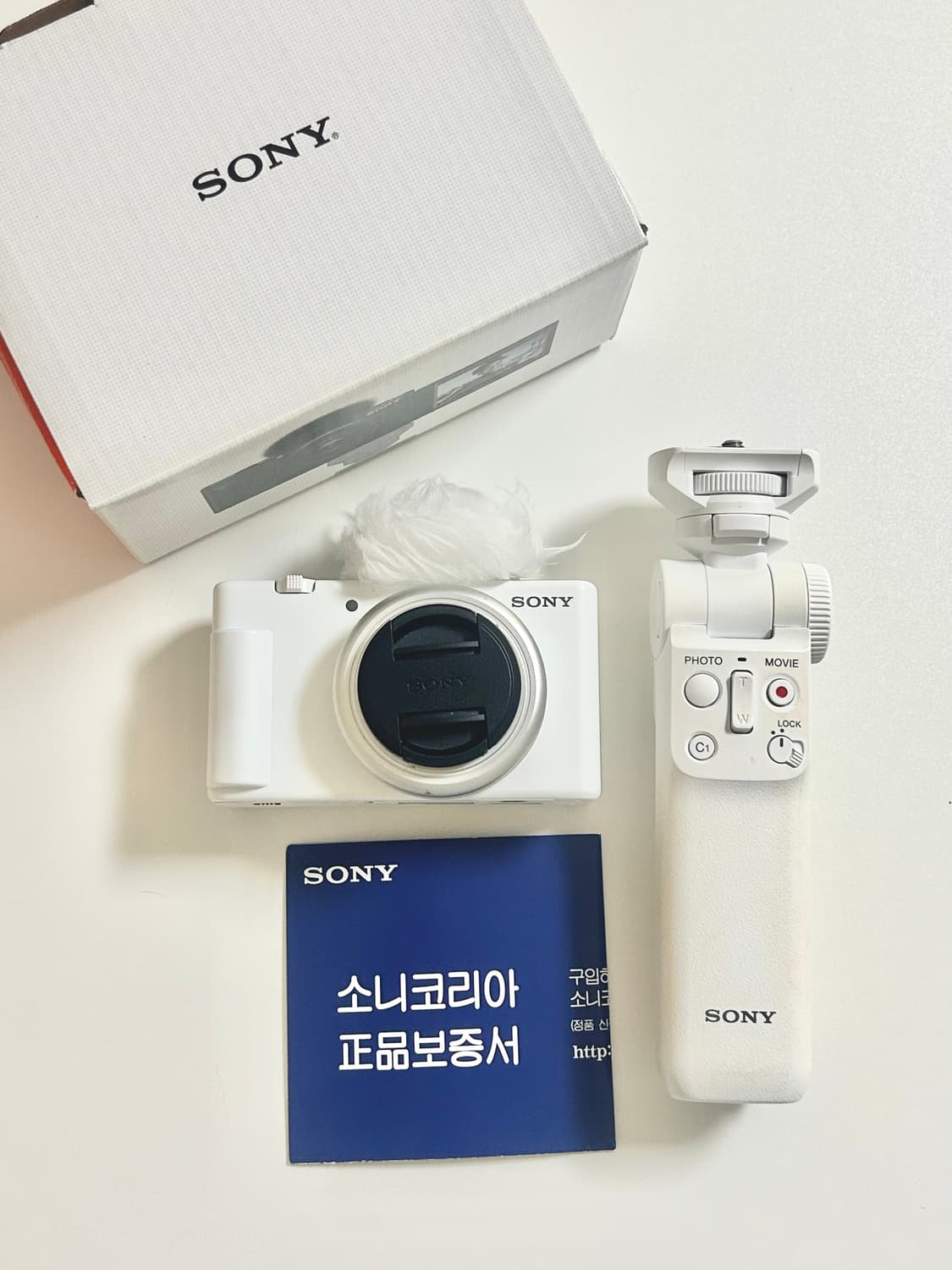 [무배] sony zv-1f 브이로그 카메라+슈팅그립 set 상품이미지2