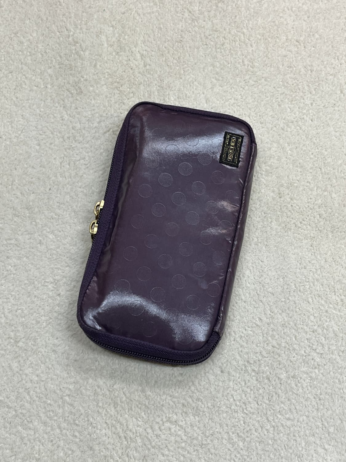 Porter 포터 도트 장지갑 퍼플 상품이미지1