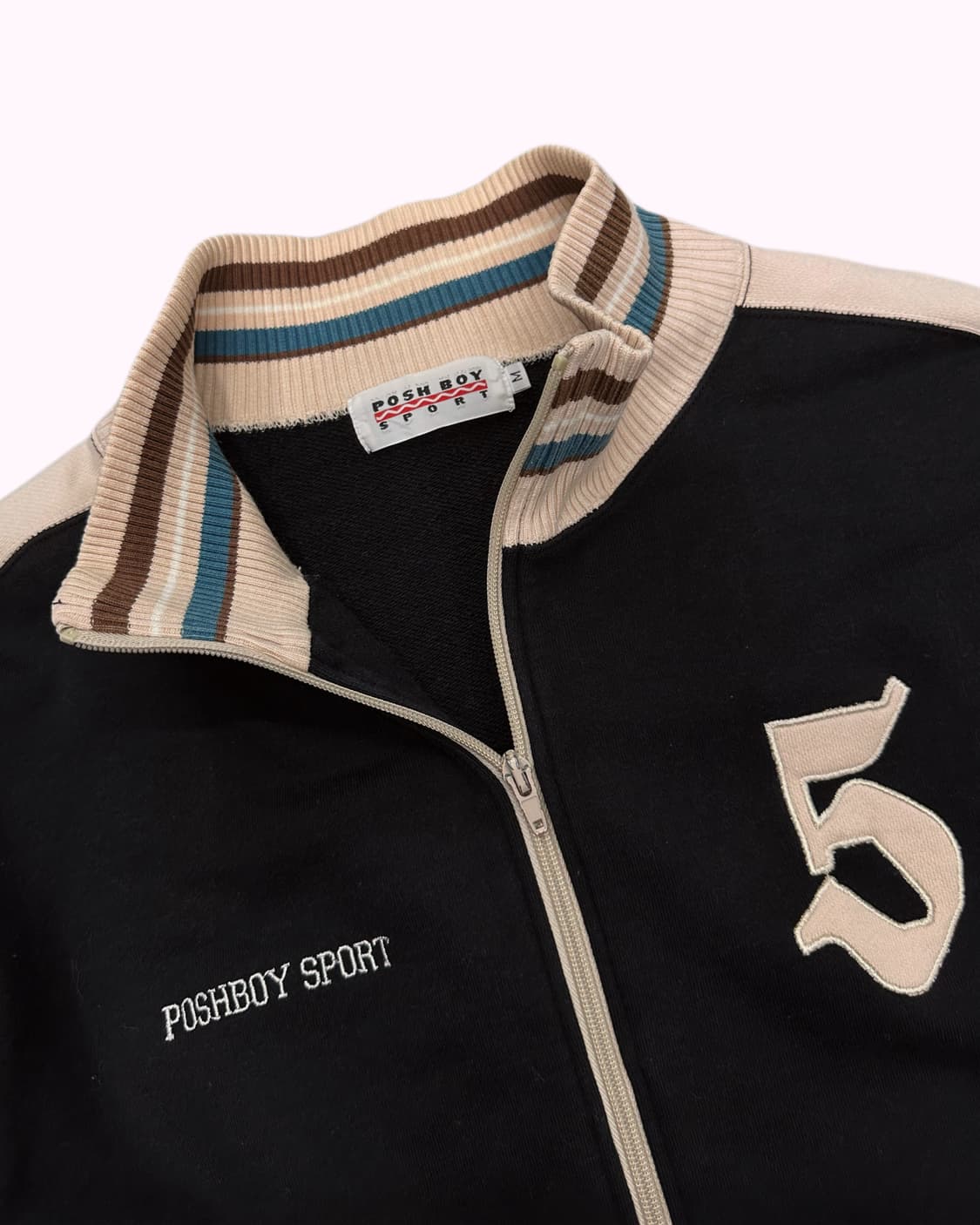 POSH BOY embroidery logo sweat zip-up 상품이미지4