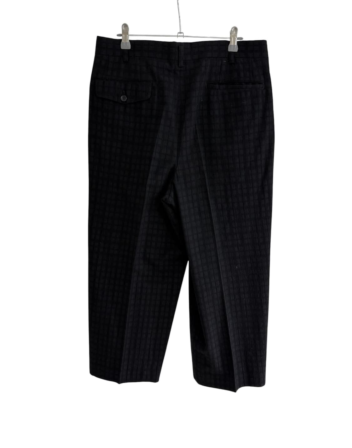 꼼데가르송 옴므 1997AW 체크 스티치 울 팬츠 상품이미지2