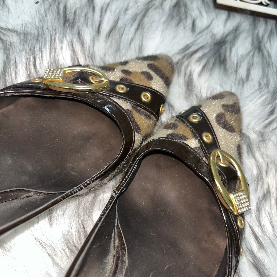 빈티지 송치 호피힐 상품이미지6