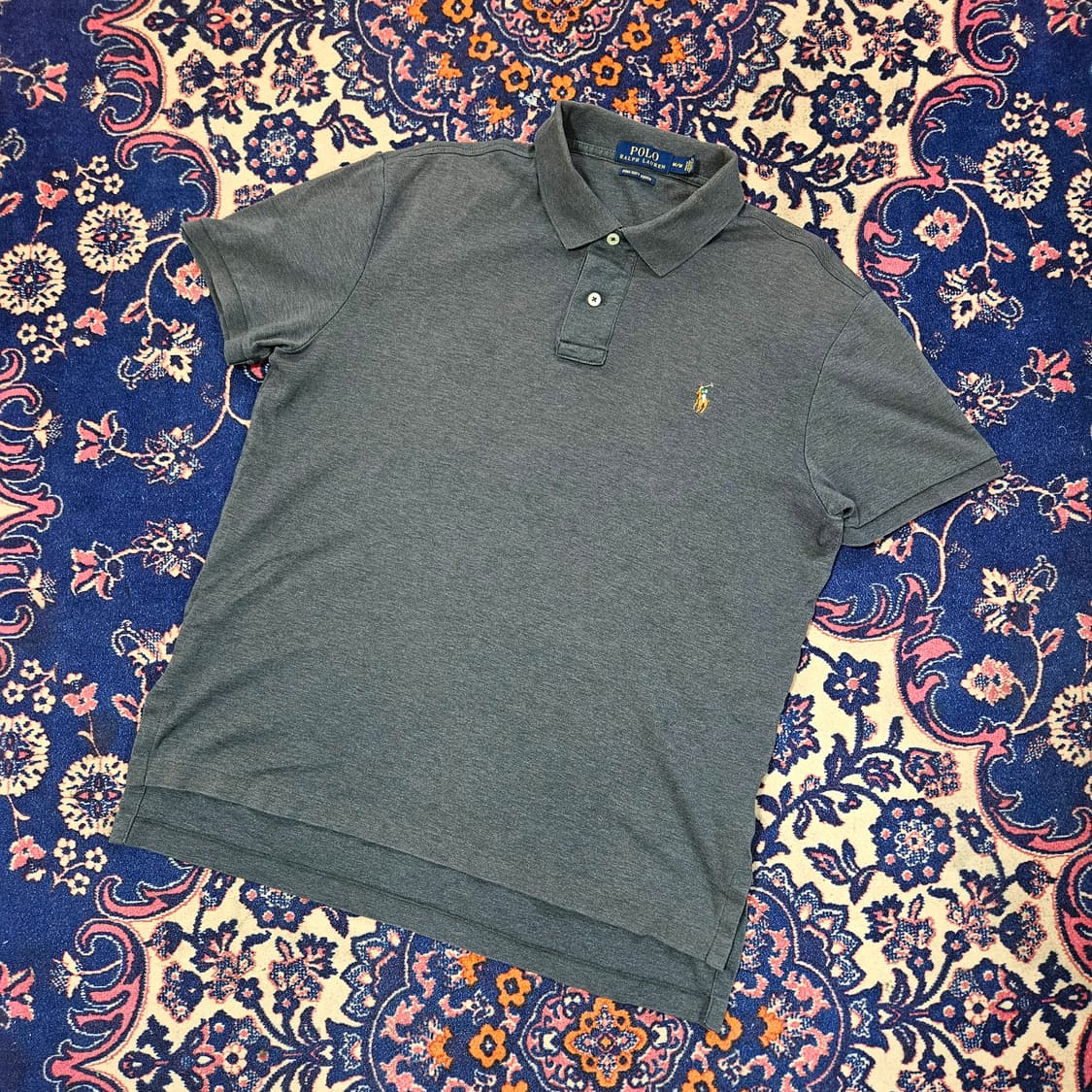 폴로랄프로렌 피마 차콜 반팔 카라티 상품이미지1