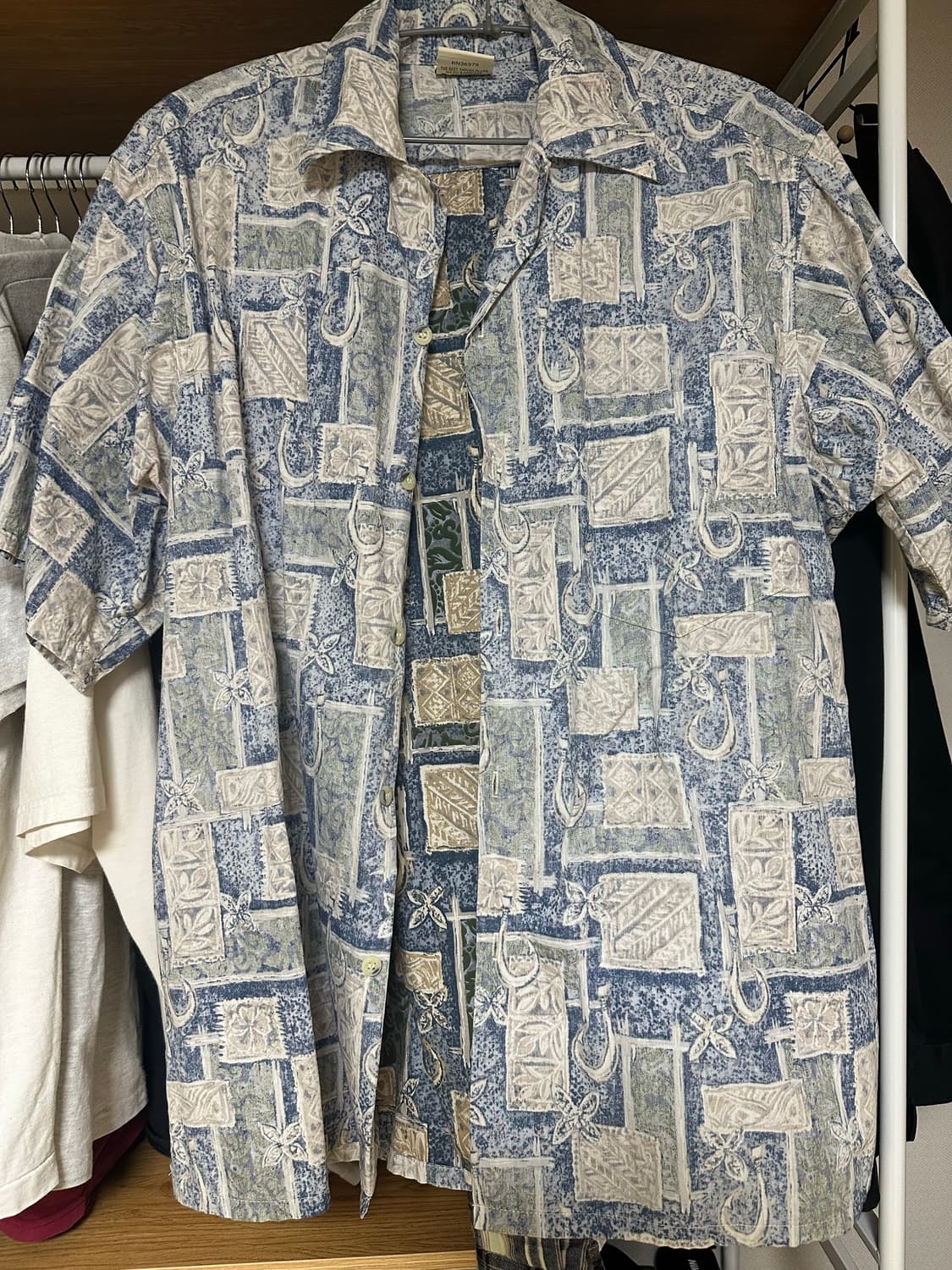 빈티지 made in usa 하와이안 셔츠 L 상품이미지1