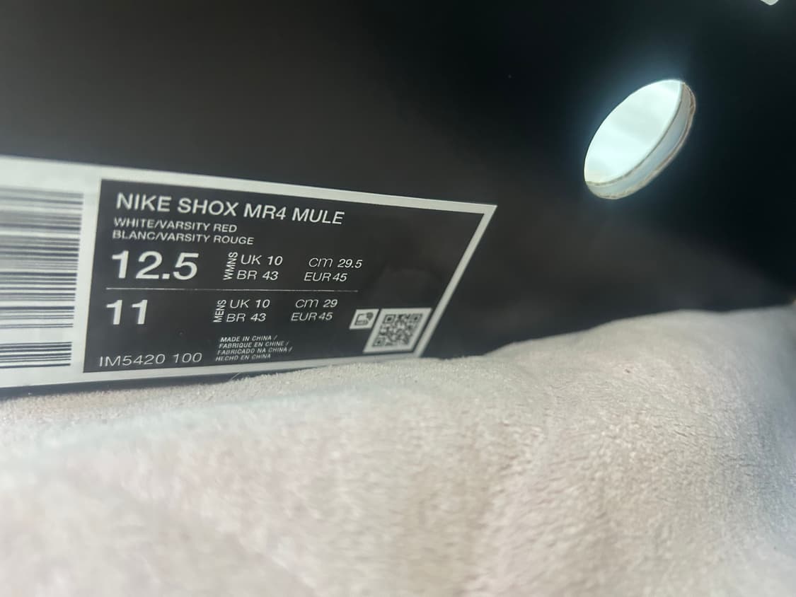 295 나이키 마틴로즈 샥스 mr4 화이트 상품이미지5