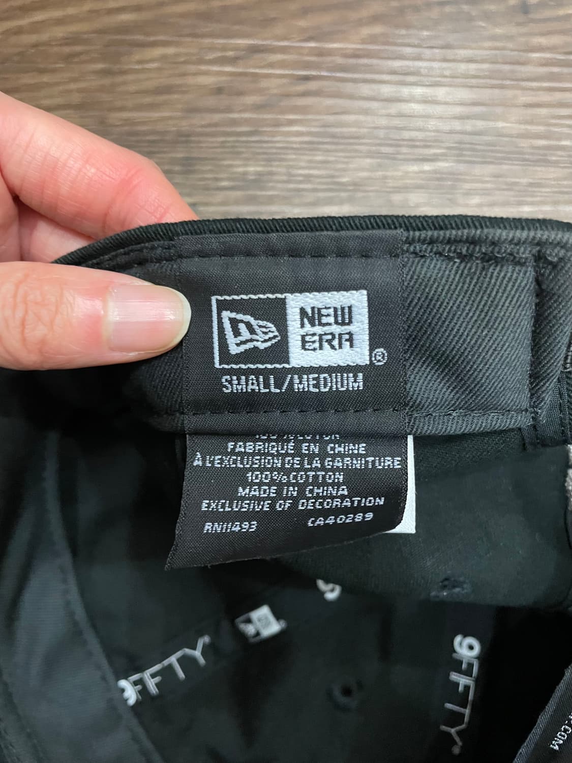 뉴에라 그라미치 레터링 볼캡 스트랩백 블랙 상품이미지8