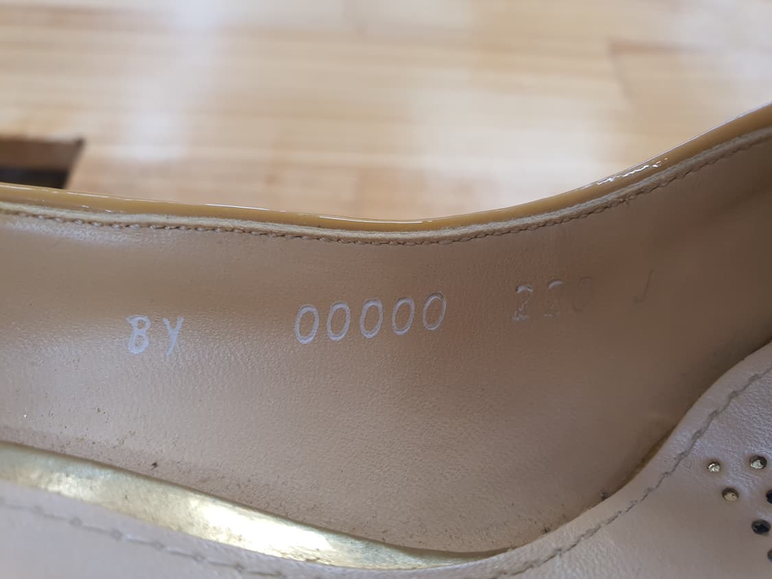 ​[220] 미쉘 바이 탠디 베이지 골드 오픈토 가보시 힐 9.5cm 상품이미지9