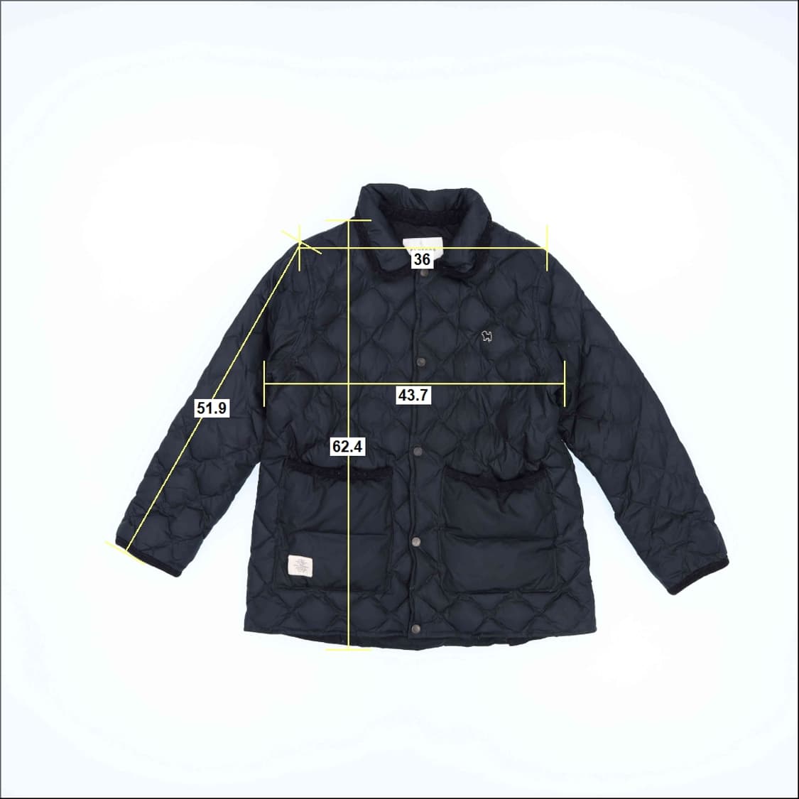 [155-12세] 블루독 키즈여성 덕다운 퀄팅 패딩점퍼 1107HR1 상품이미지7