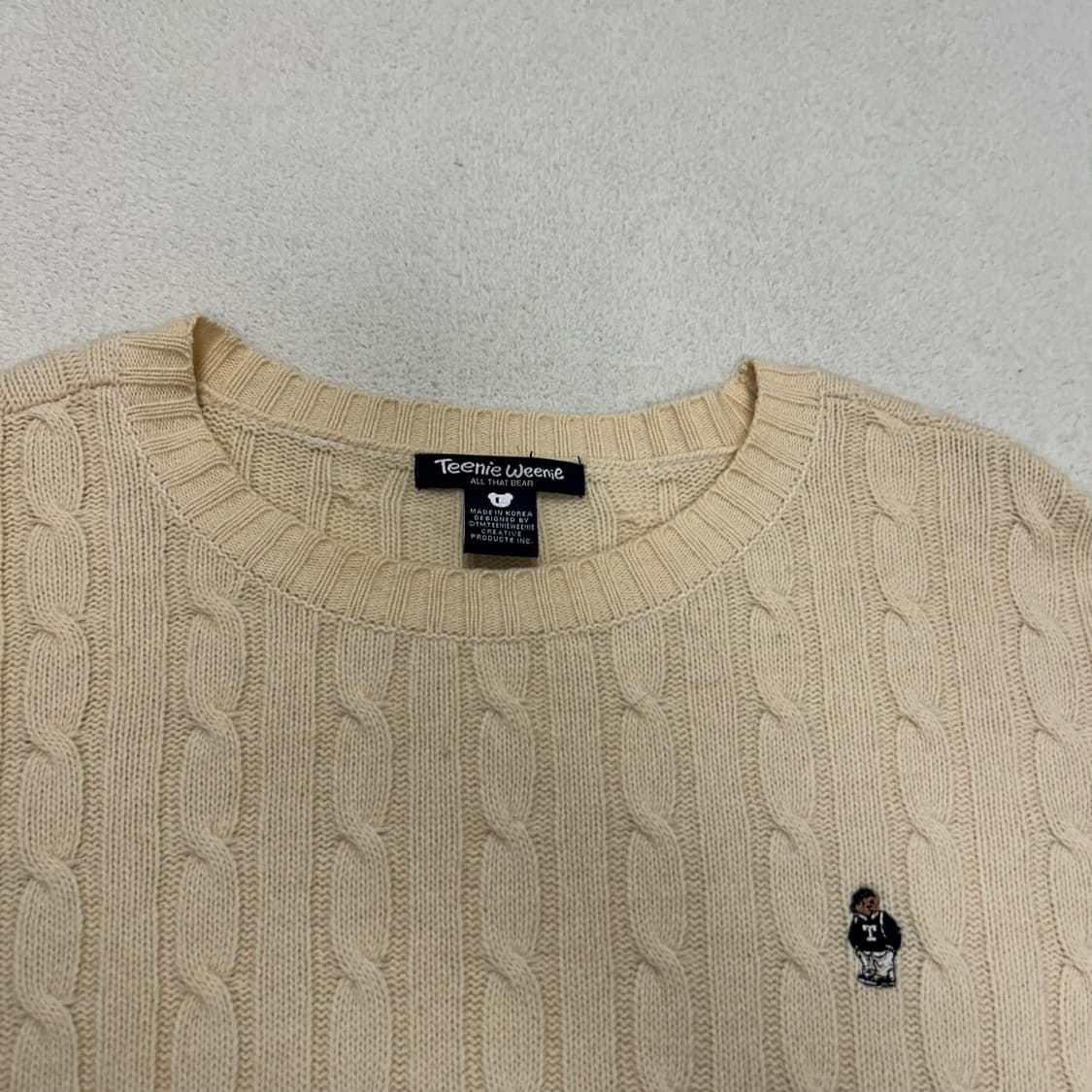 Teenie Weenie ivory knit 상품이미지5
