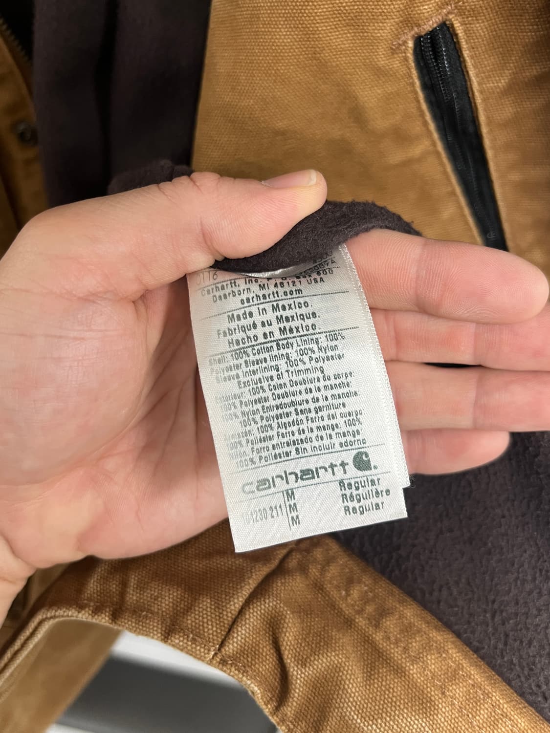 Carhartt 칼하트 샌드스톤 버윅 트러커 워크자켓 상품이미지9