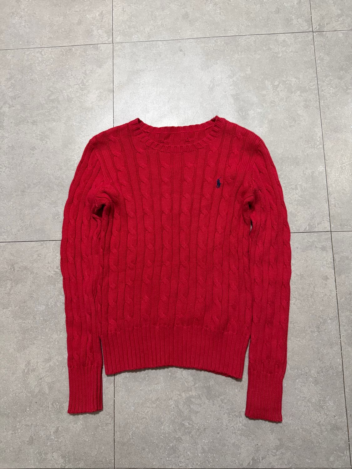 해지스 울 빈티지 헤링본 패턴 울 니트  95siz 상품이미지1