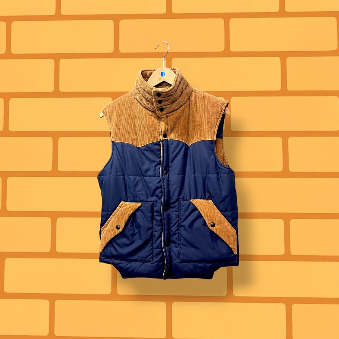 리버시블 코듀로이 패딩 베스트 (M) 상품이미지5