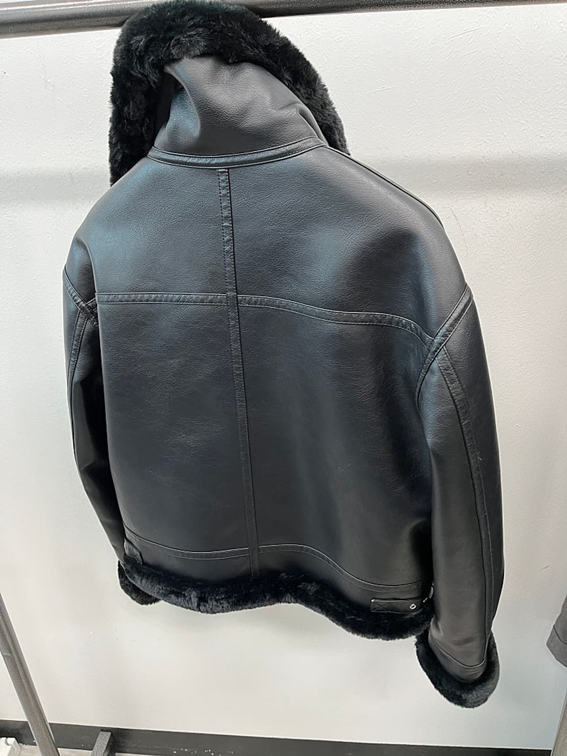 95) 론트 비건레더 무스탕 상품이미지4