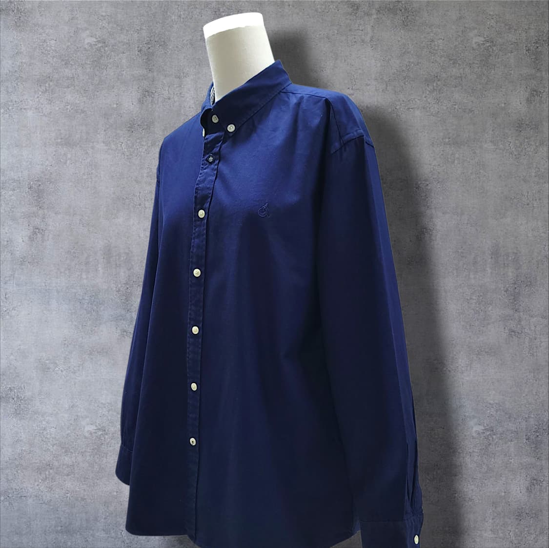 [110] 빈폴 네이비 슬림핏 코튼 긴팔셔츠 상품이미지3