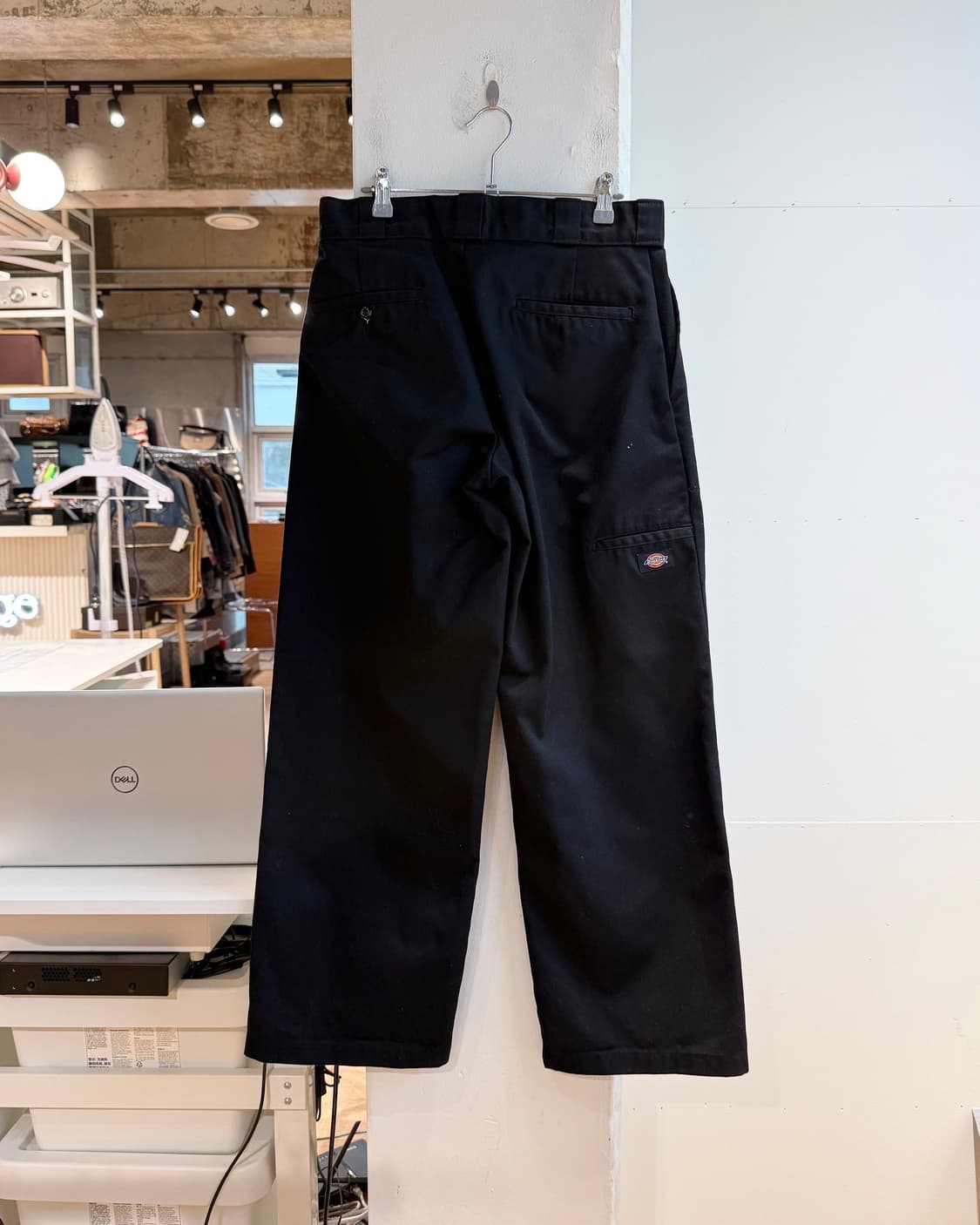 디키즈 블랙 루즈핏 더블 니 워크 팬츠  상품이미지5