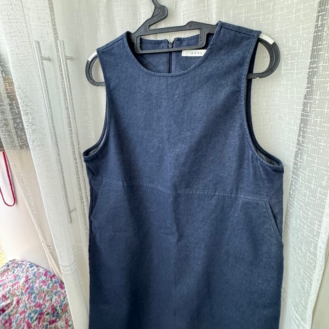 청 데님 뷔스티에 원피스 상품이미지7