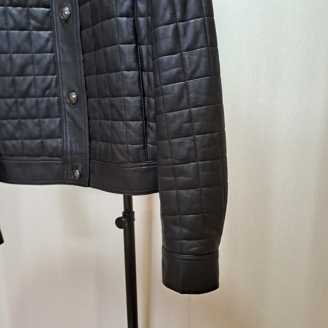 (여성) 마시모두띠 나파 양가죽 퀼티드 자켓 L B396 상품이미지4