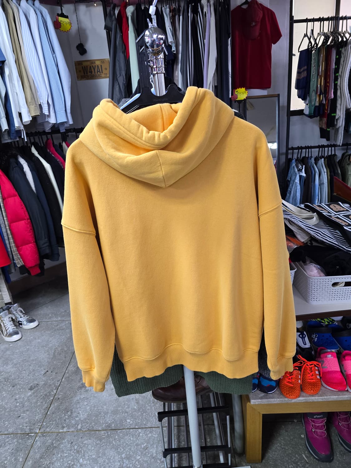 스파오 노란색 후드티 (1388) 상품이미지2