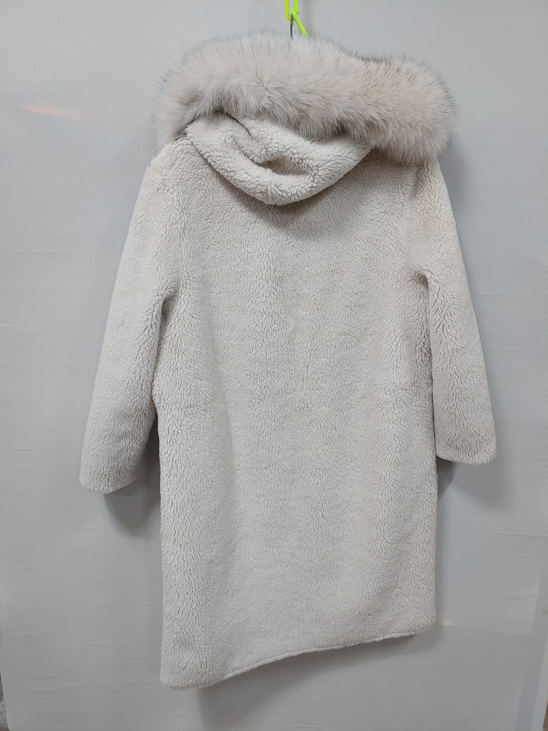 주크 무스탕 롱 코트 폭스 퍼 후드 양면 여성66 상품이미지4