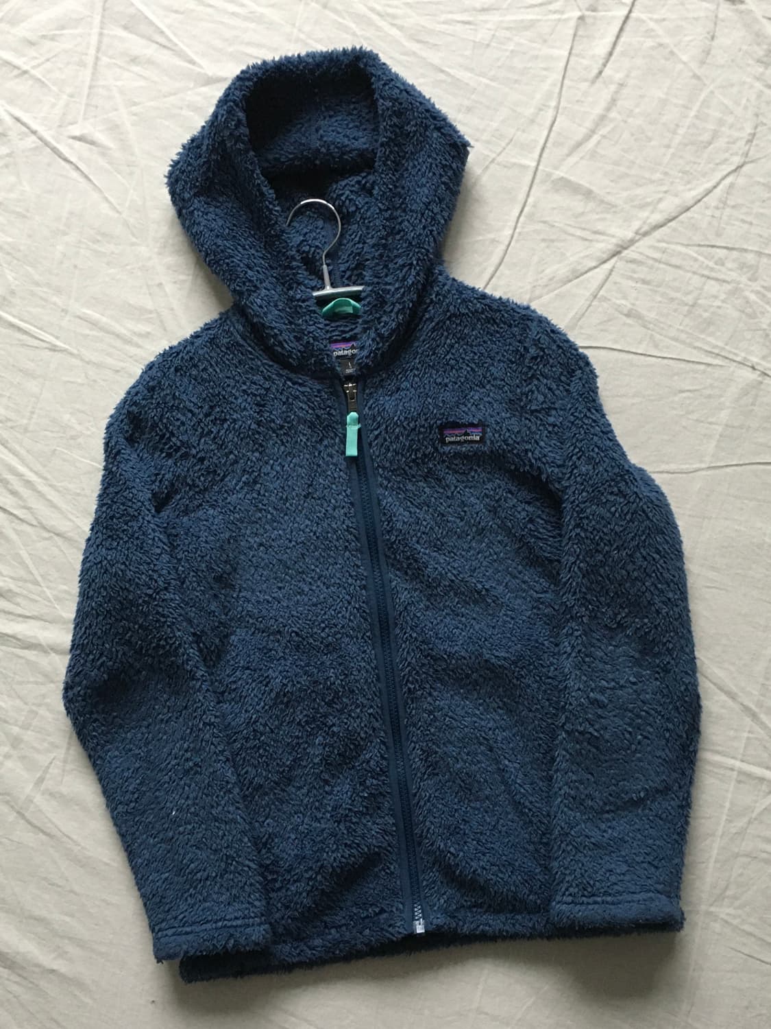 파타고니아 로고 쉐르파 후드집업 상품이미지3