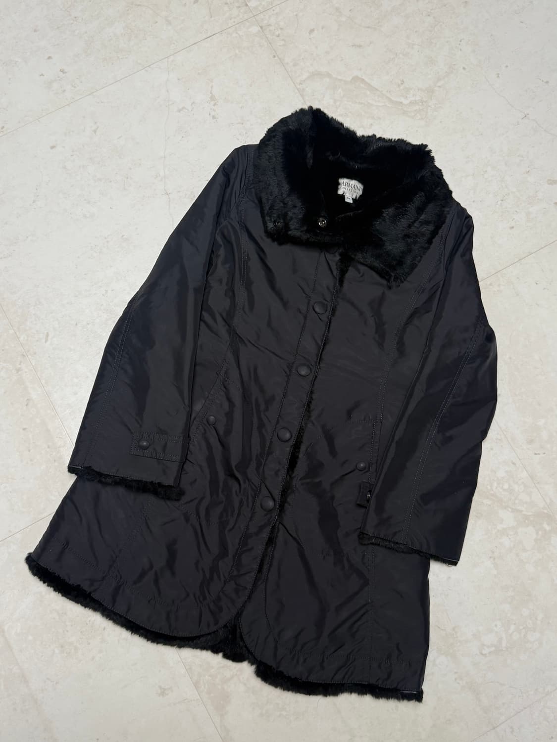 아르마니 꼴레지오니 퍼 코트 상품이미지1