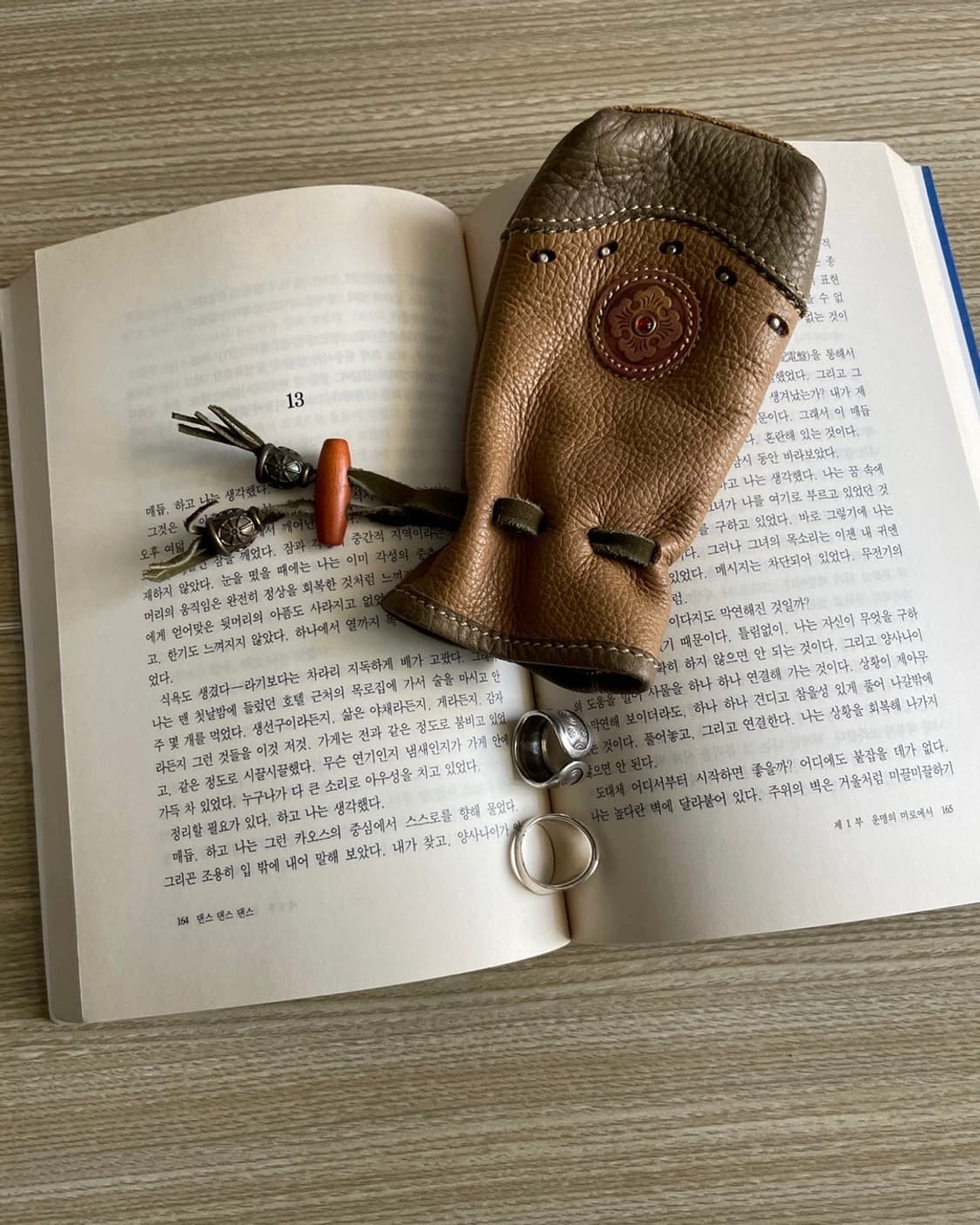  [hand made] leather pouch bag 상품이미지6