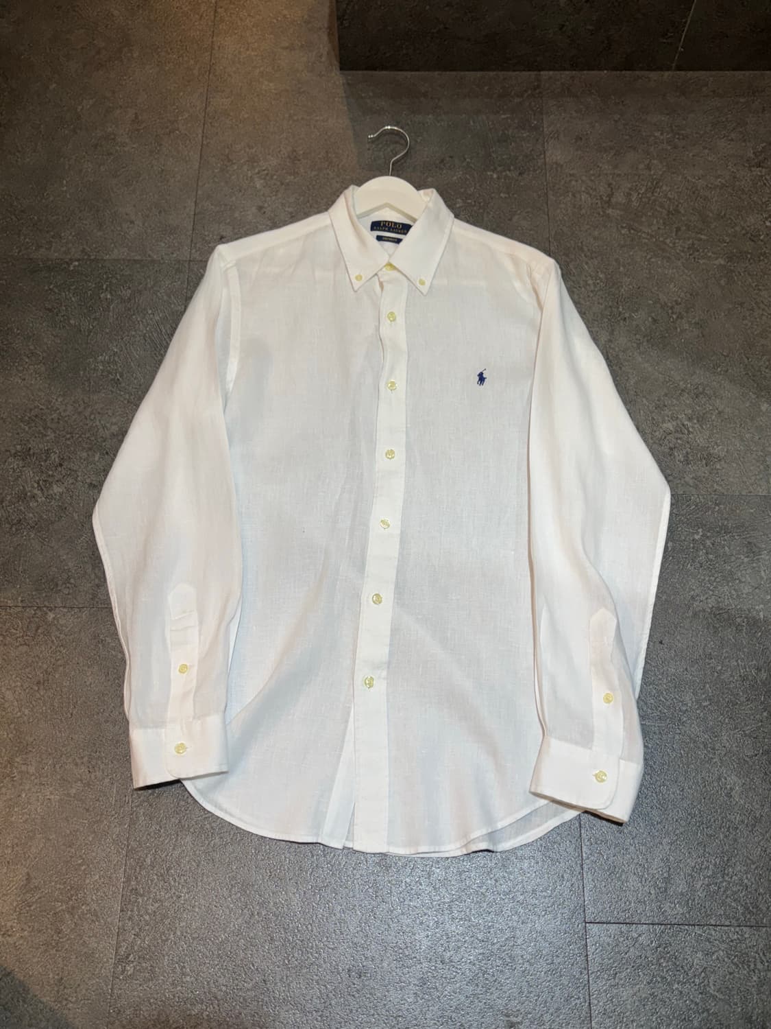 폴로 랄프로렌 린넨 셔츠 M 상품이미지2