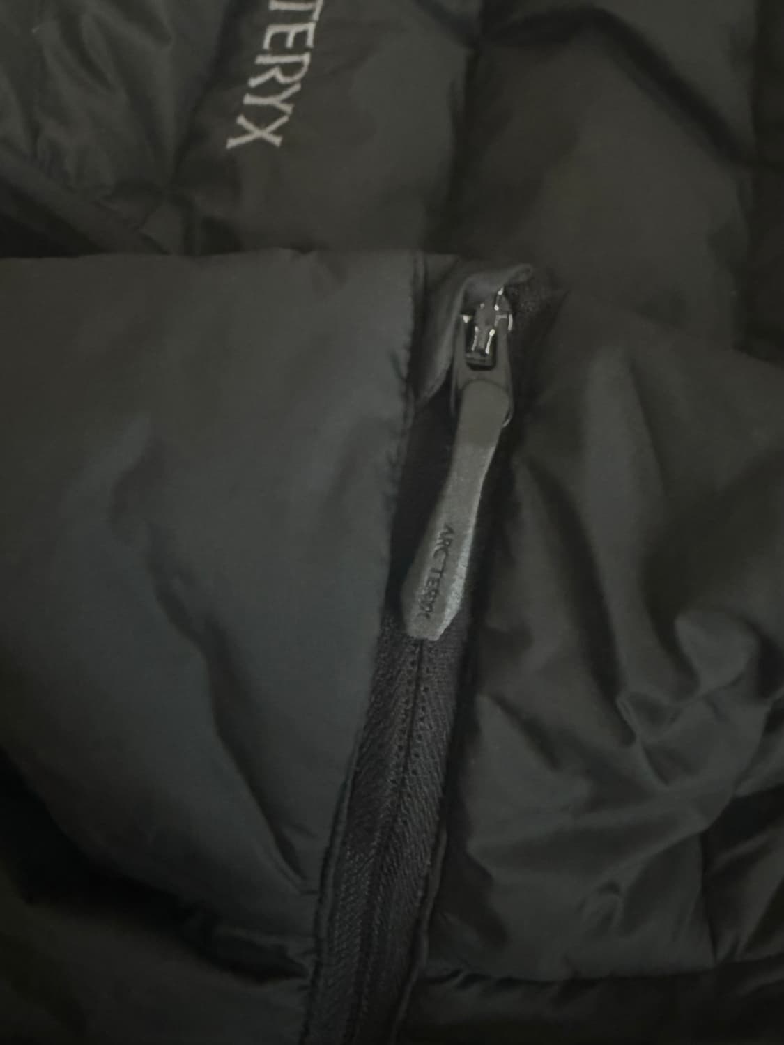 (정품) 아크테릭스 세륨 후디 경량패딩 자켓 블랙 l 상품이미지4