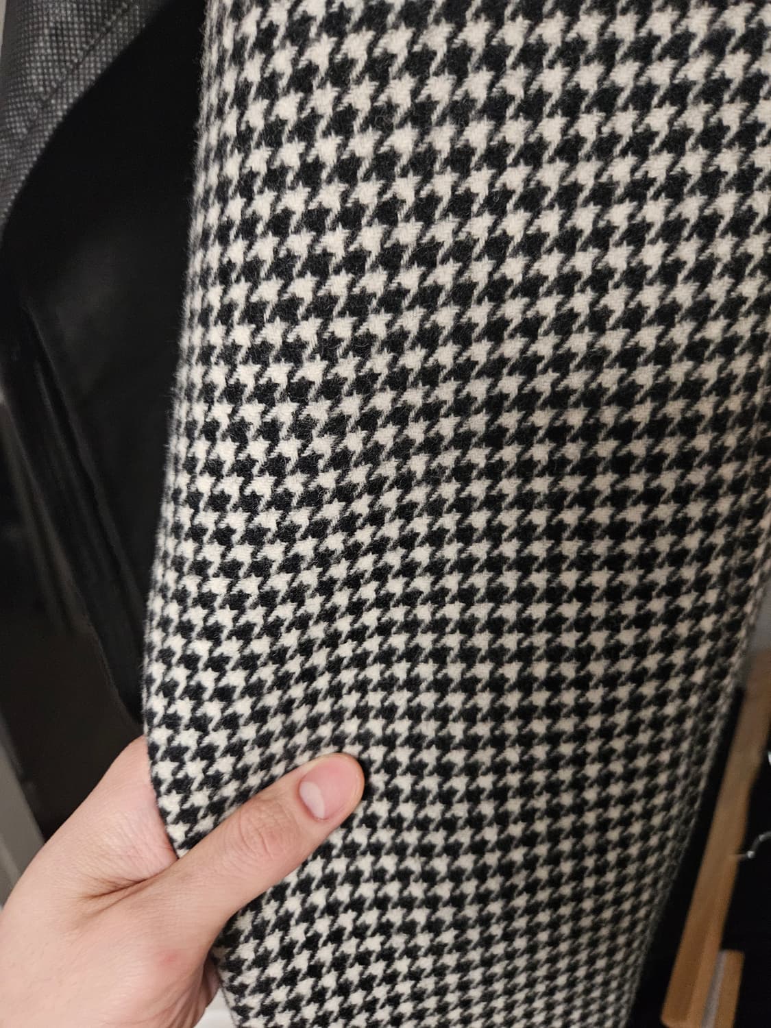 인사일런스 발마칸 코트(블랙체크) 상품이미지4