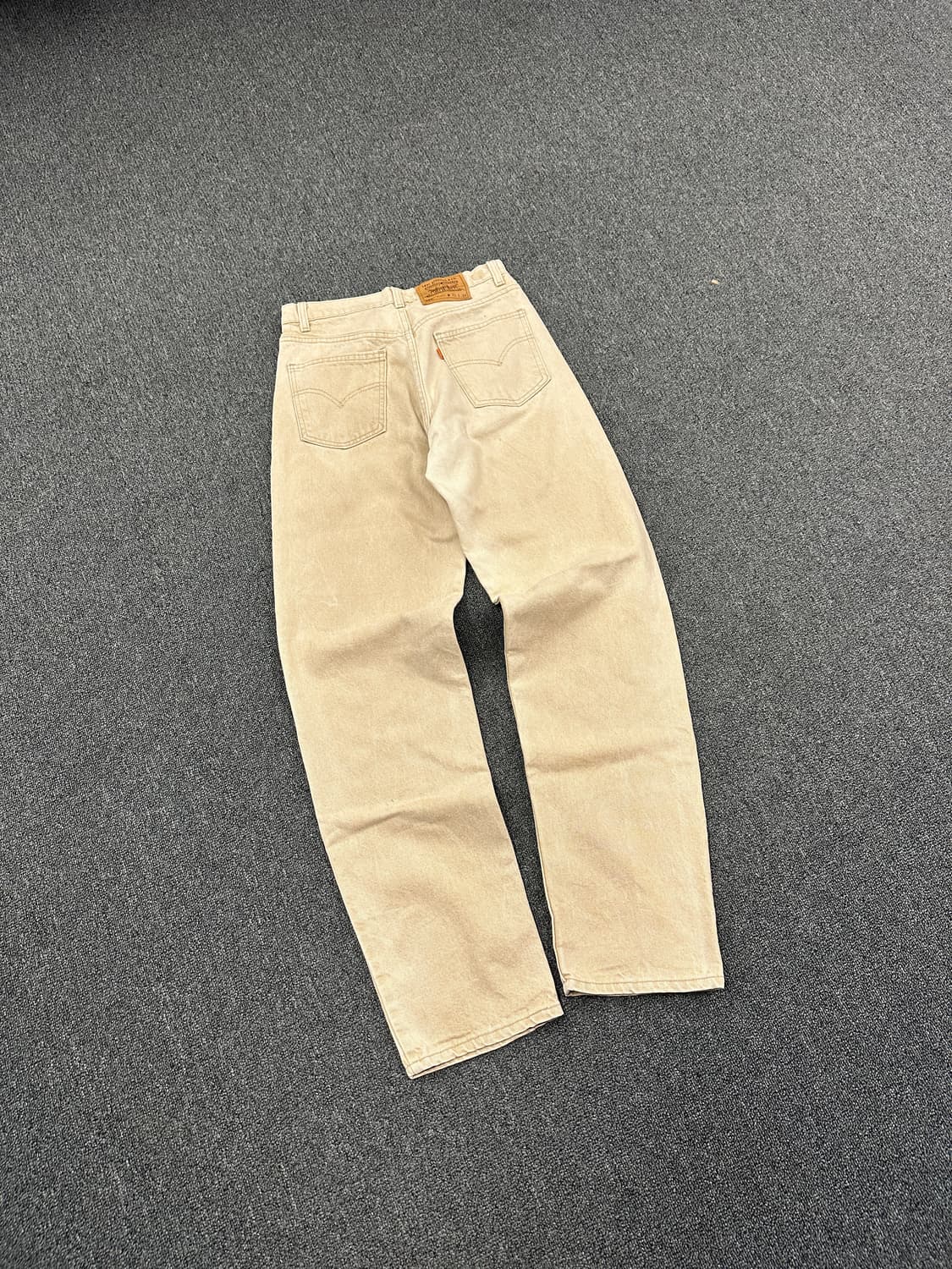 31) 90s 리바이스 550 오렌지탭 베이지 데님팬츠 상품이미지1