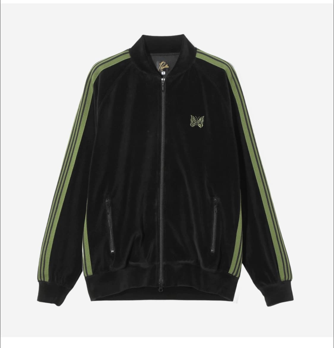 니들스 25fw 벨루어 트랙 자켓 블랙 XL 새제품 상품이미지1