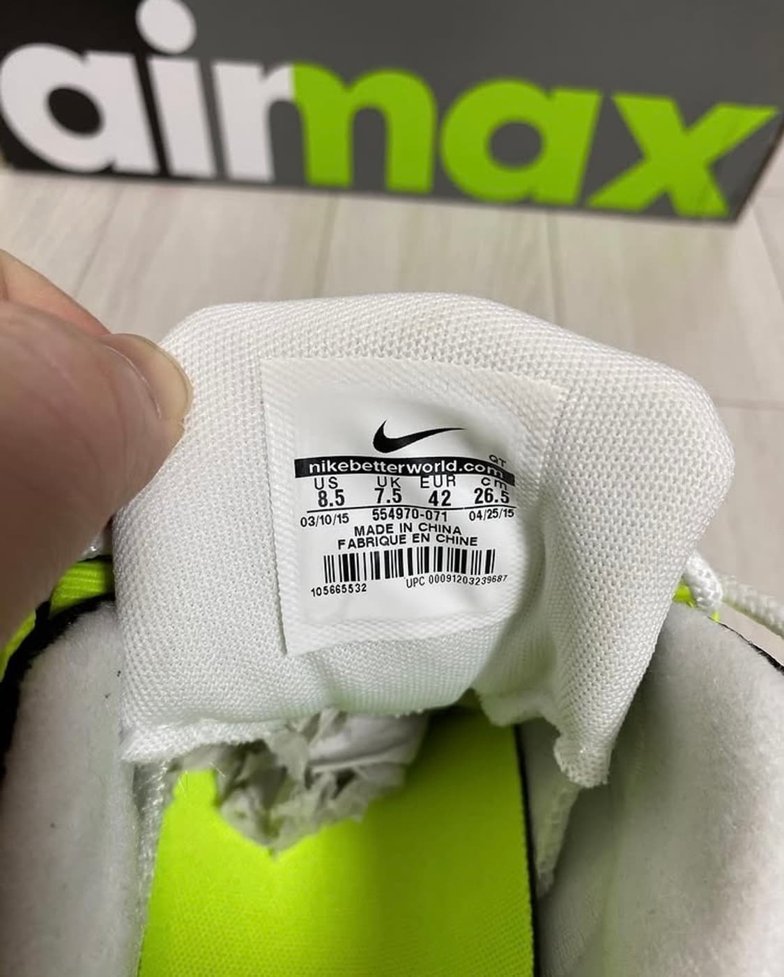 NIKE AIR MAX 95 OG NEON 상품이미지8