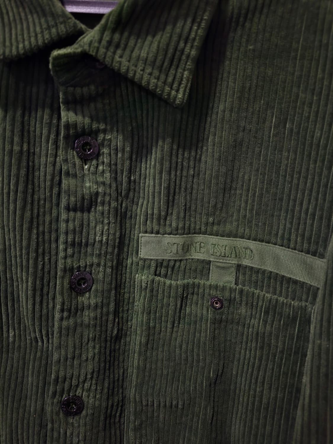 정품 스톤아일랜드 코튼 코듀로이 셔츠 105 / XL 상품이미지3