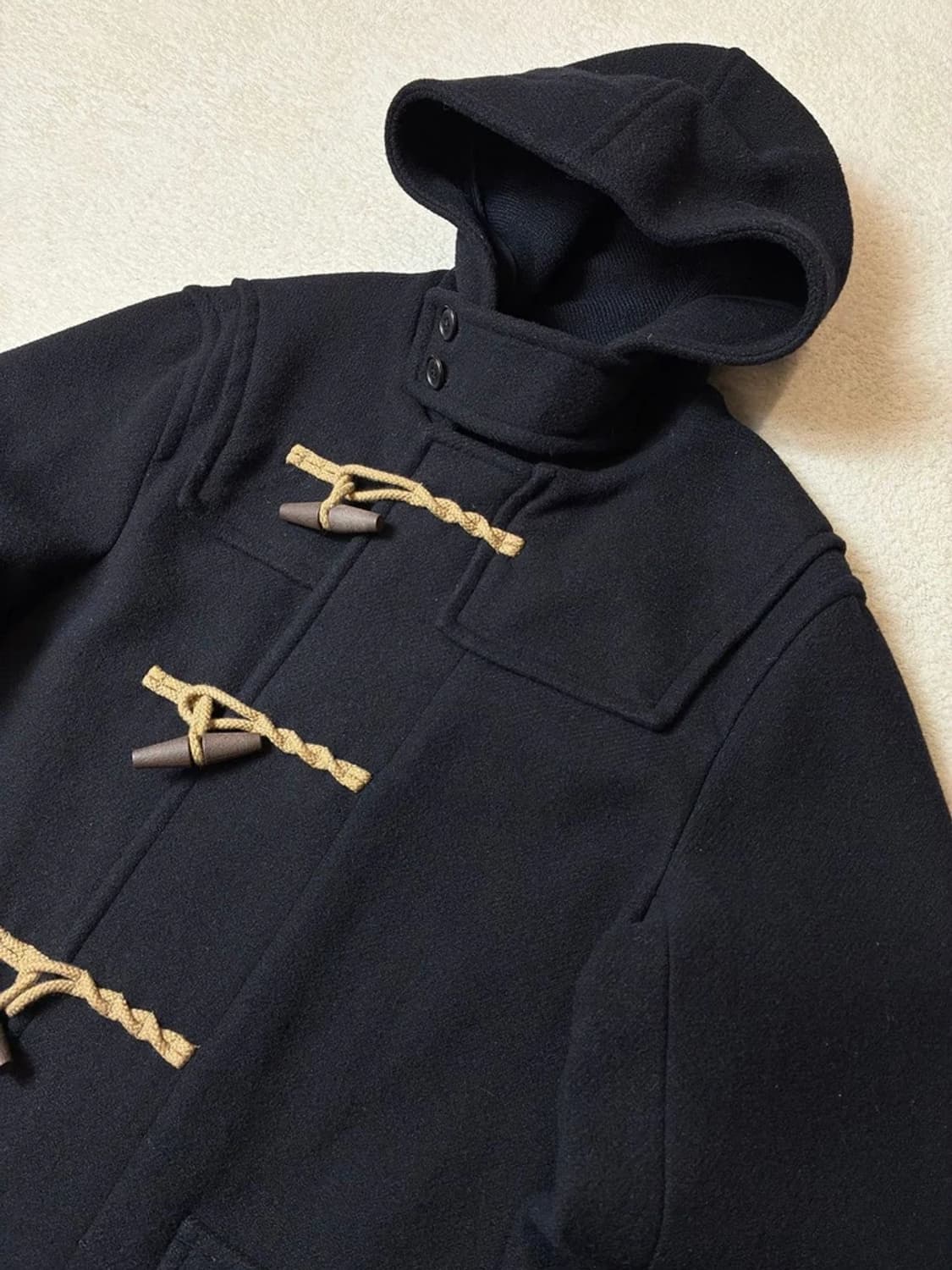 유니클로 울 시그니처 더플 후디 코트 PN6741 상품이미지2