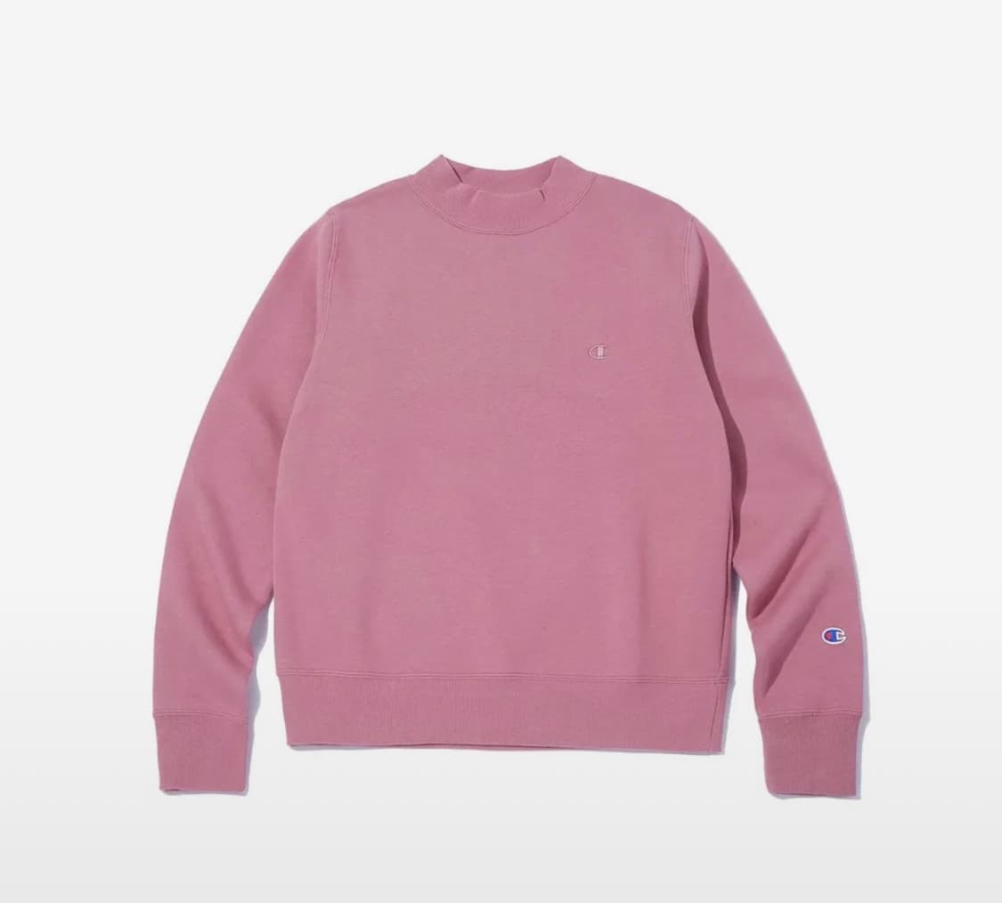 챔피온 Champion 핑크 맨투맨 스웻셔츠 상품이미지1