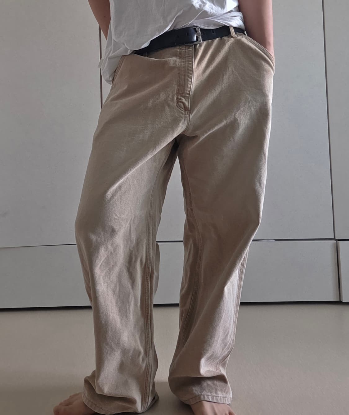 칼하트 워크팬츠 페이딩 브라운 Made in USA 상품이미지5