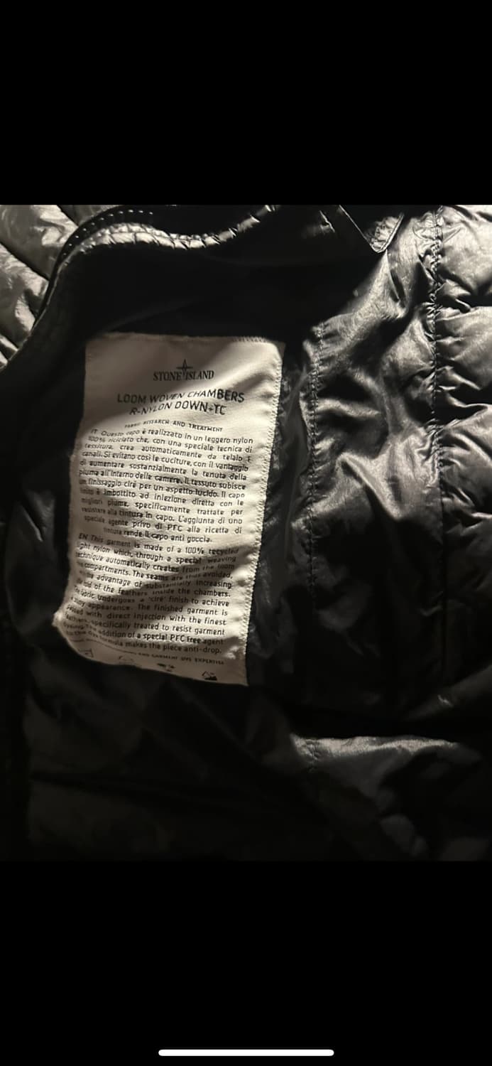 스톤아일랜드 룸 우븐 챔버스 경량패딩 L 상품이미지2