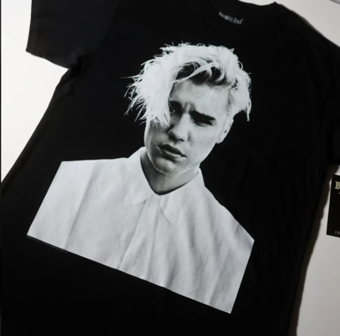 [L] 저스틴 비버 퍼포즈 투어 저스틴포에버 빈티지 티셔츠 상품이미지4